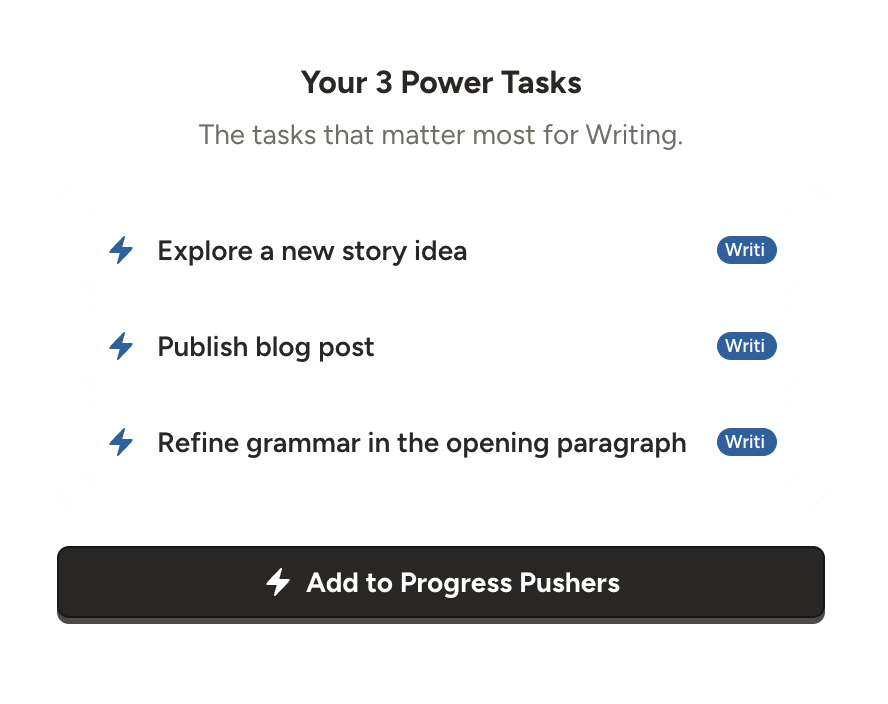 Your 3 Power Tasks in Task Alignment